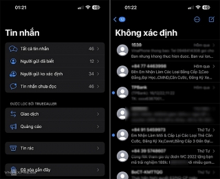 iPhone hỗ trợ lọc tin nhắn rác tại Việt Nam