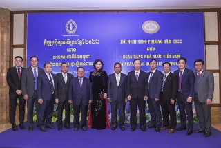 Việt Nam và Campuchia tăng cường hợp tác, chia sẻ kinh nghiệm trong lĩnh vực ngân hàng