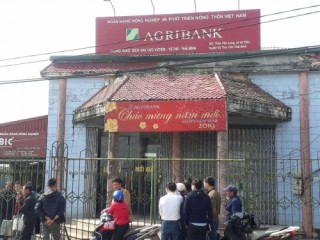 NÓNG: Đã bắt tên cướp tiền tại Agribank Vũ Tiến, Vũ Thư, Thái Bình