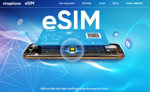 Vinaphone chính thức đổi eSIM cho khách hàng