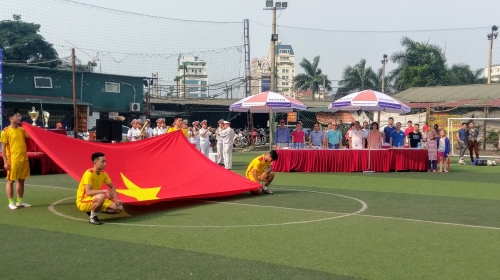 Khai mạc Cúp bóng đá Mùa xuân ngành Ngân hàng Hà Nội