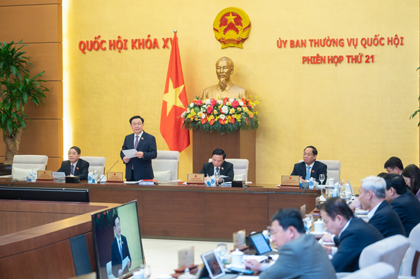 Ủy ban Thường vụ Quốc hội khai mạc Phiên họp lần thứ 21