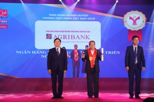 Agribank được vinh danh Thương hiệu mạnh Việt Nam