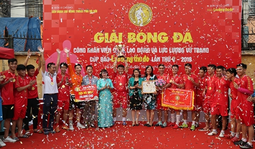 Cúp bóng đá Báo Lao động Thủ đô: Đội bóng Đại học Thuỷ lợi vô địch