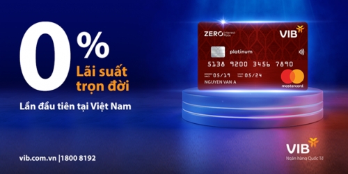 Lần đầu tiên tại Việt Nam: Thẻ tín dụng miễn lãi trọn đời