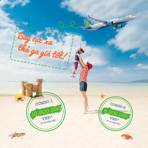 Tiết kiệm, chủ động lịch trình nghỉ dưỡng với Bamboo Airways