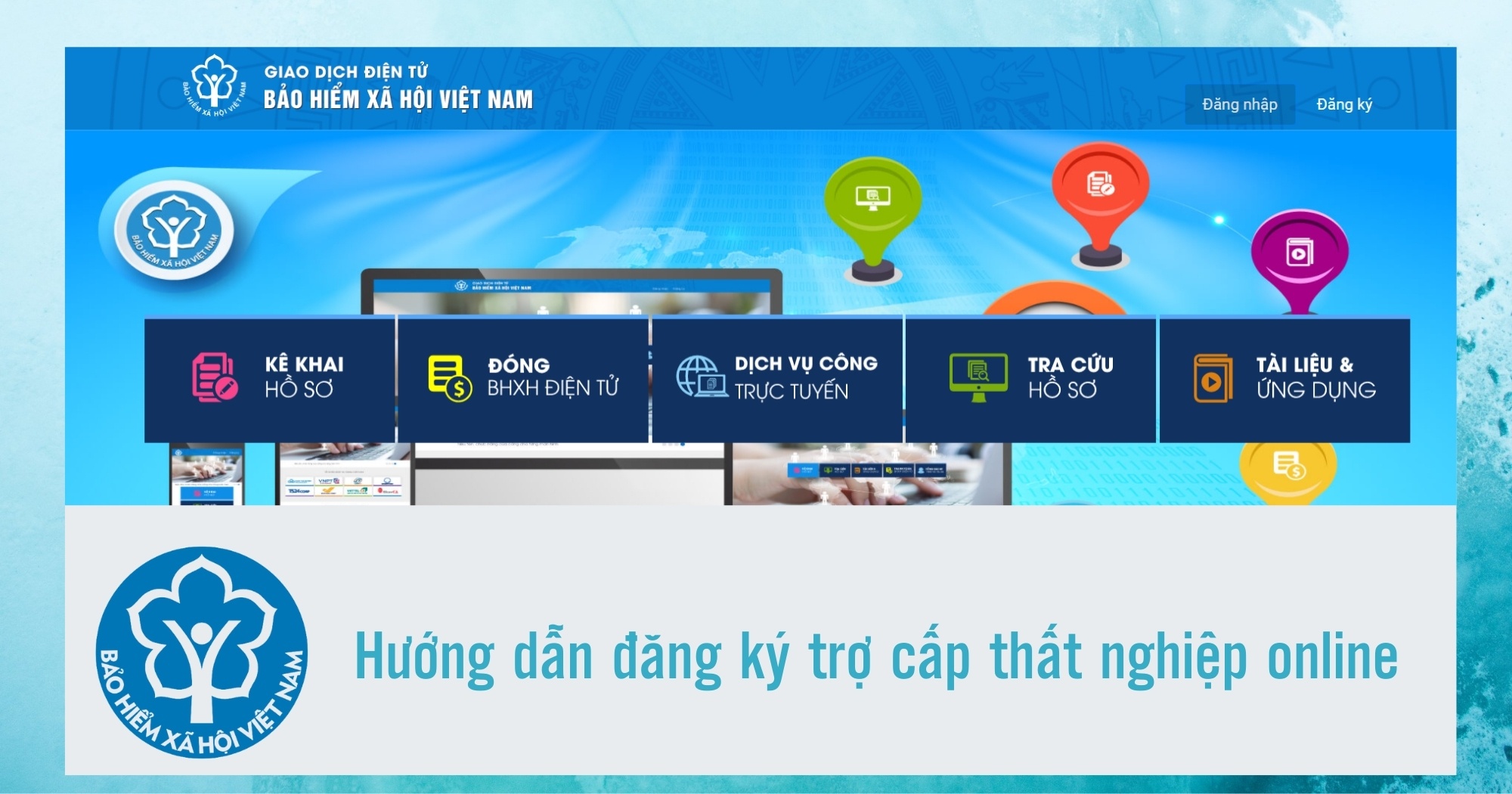 huong dan thu tuc huong tro cap that nghiep online