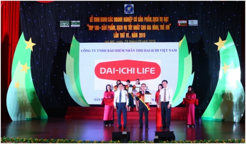 Dai-ichi Việt Nam lọt Top 100 sản phẩm dịch vụ tốt nhất