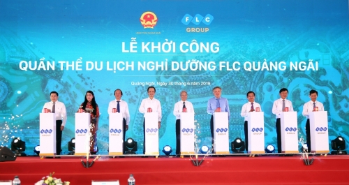 Tập đoàn FLC khởi công quần thể nghỉ dưỡng quy mô 1.026 ha tại Quảng Ngãi