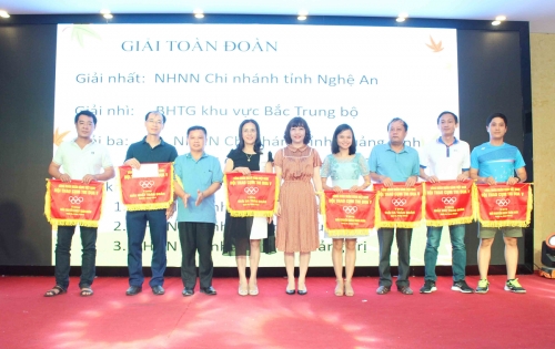 NHNN Nghệ An đoạt giải Nhất tại Hội thao Cụm thi đua 5