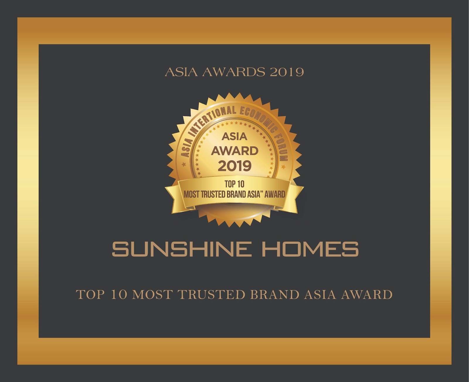 sunshine homes thuong hieu dot pha tai dien dan kinh te quoc te asia 2019