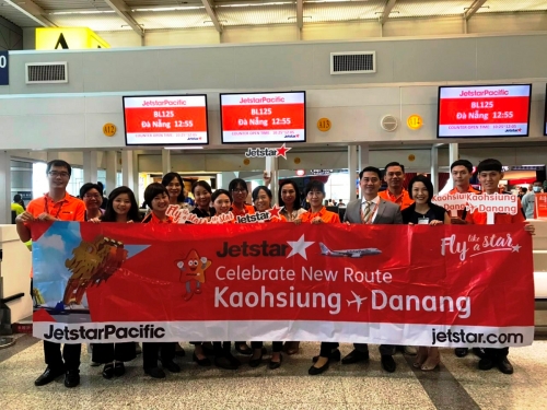 ​Jetstar Pacific khai trương đường bay thẳng giữa Kao Hùng và Đà Nẵng