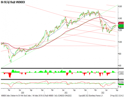 dau khi va phan bon nguoc dong vn index giam 1177 diem