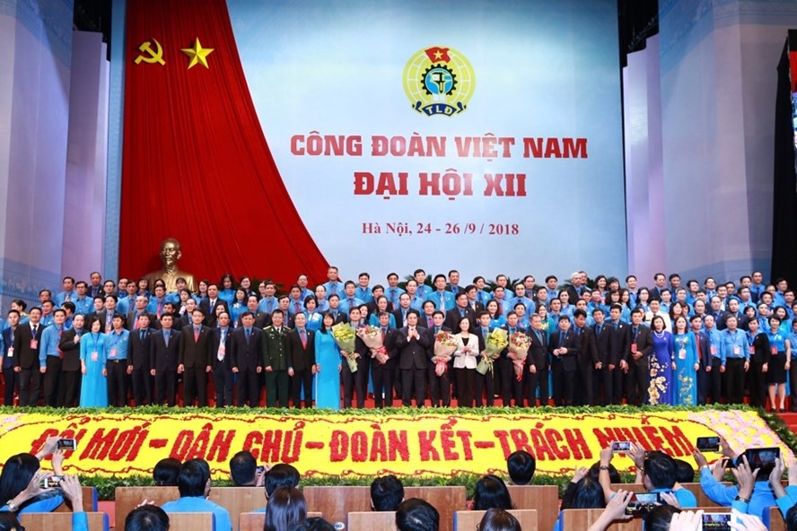 Bế mạc Đại hội Công đoàn Việt Nam khóa XII