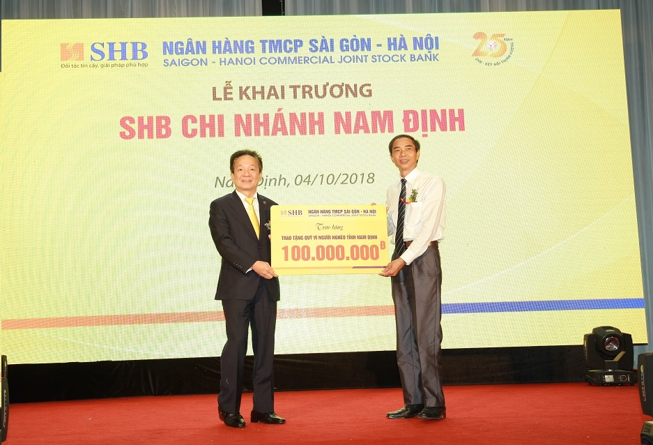 SHB khai trương chi nhánh Nam Định