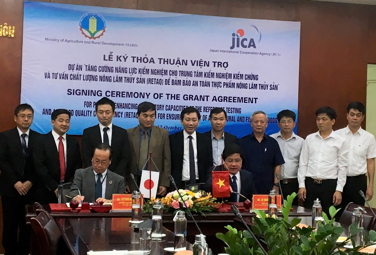 JICA viện trợ không hoàn lại cho Việt Nam để kiểm soát an toàn thực phẩm