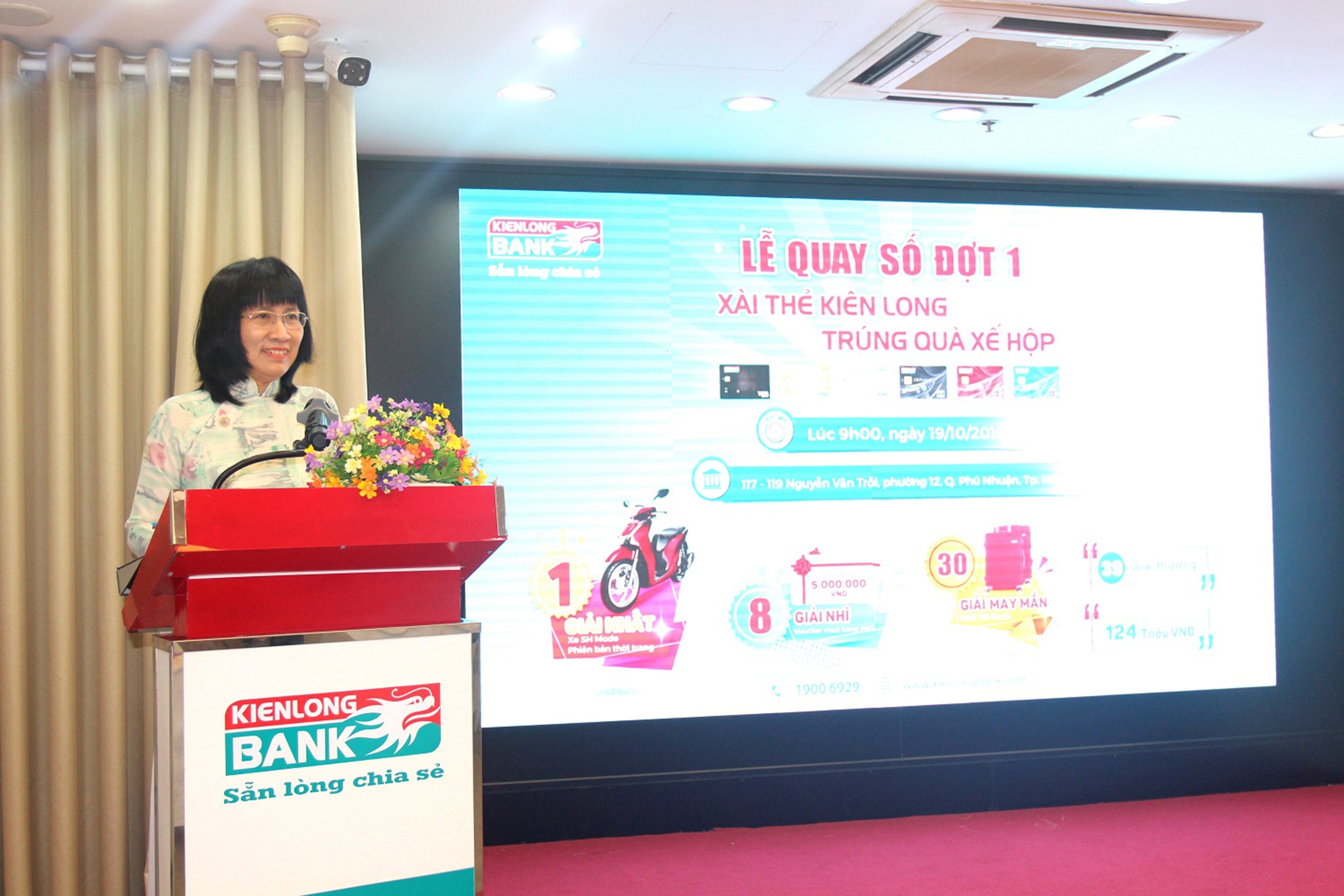 Kienlongbank đã xác định được 39 khách hàng trúng thưởng