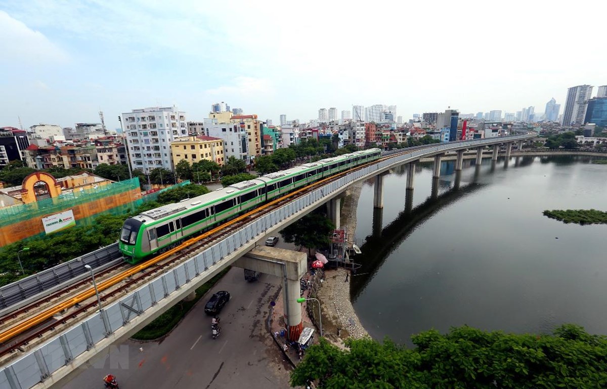 Đường sắt đô thị Nội Bài - Ngọc Hồi đi qua 5 quận và 3 huyện của Hà Nội