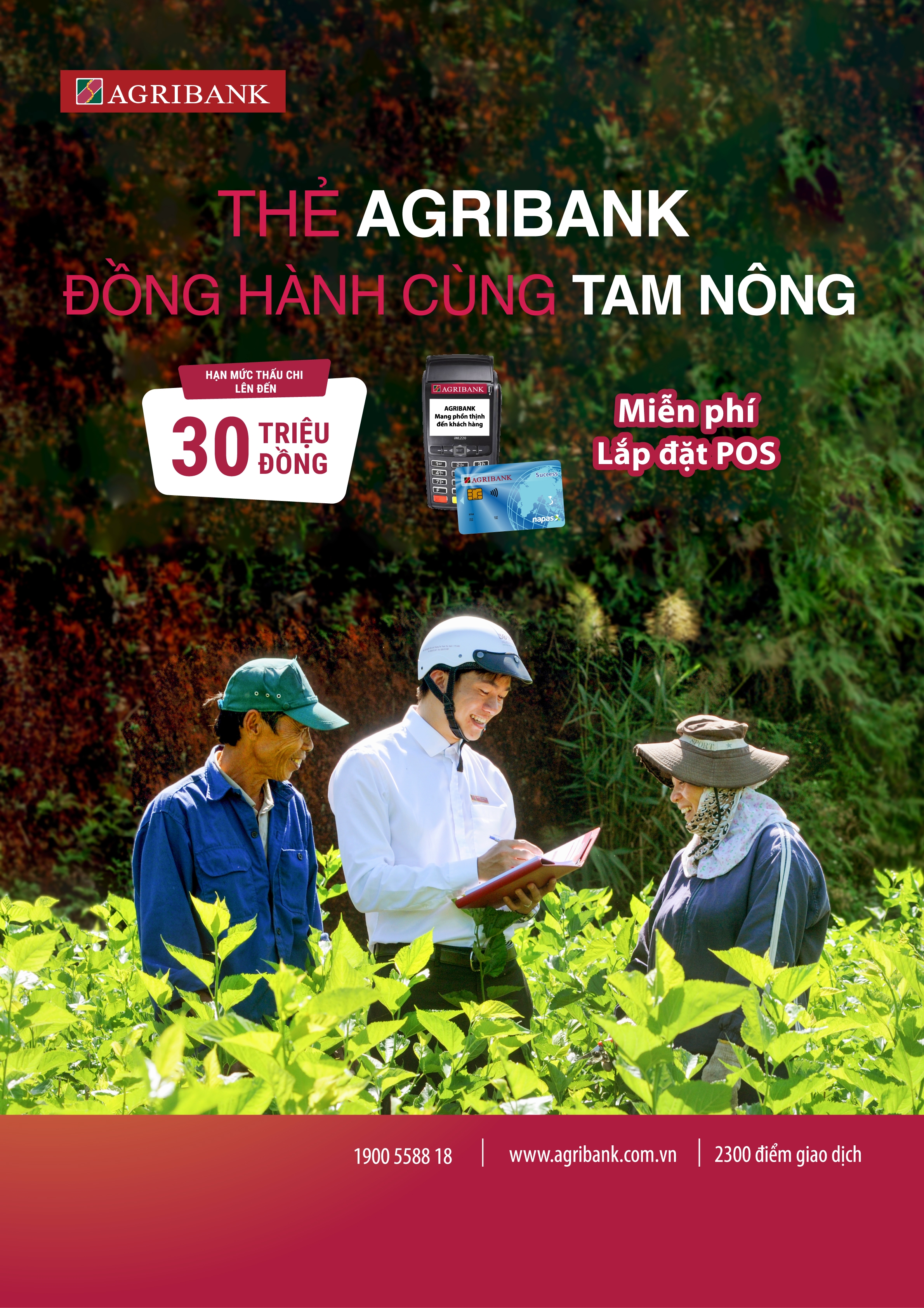 Agribank đẩy mạnh thanh toán không dùng tiền mặt tại thị trường nông nghiệp, nông thôn
