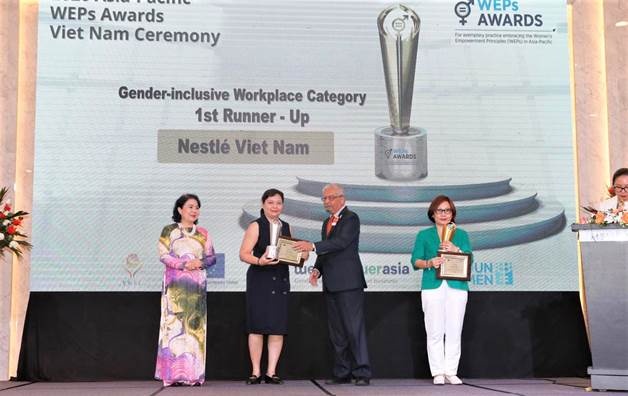 Nestlé Việt Nam nhận giải thưởng về Trao quyền cho Phụ nữ