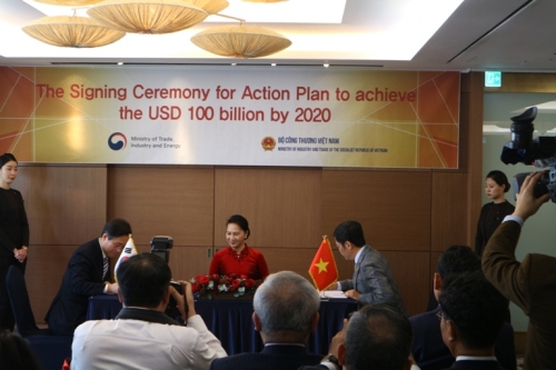 Việt Nam - Hàn Quốc hướng tới kim ngạch thương mại 100 tỷ USD