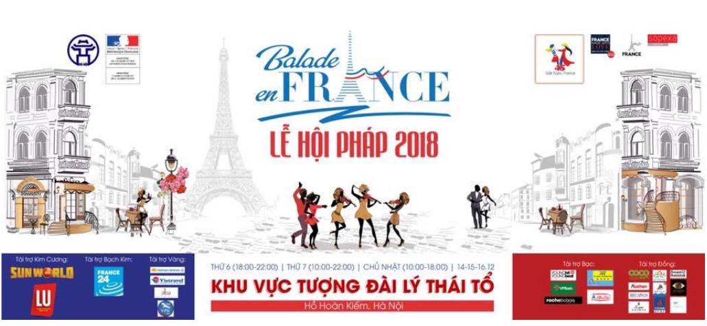 Lễ hội Pháp 2018 sẽ diễn ra tại Hà Nội