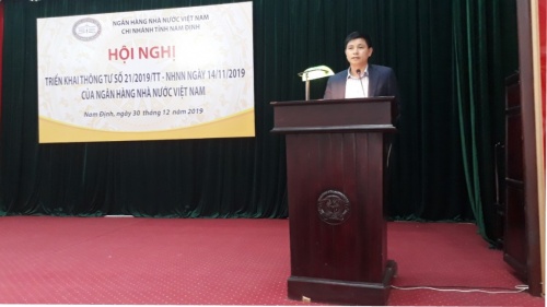 NHNN Chi nhánh tỉnh Nam Định triển khai, tập huấn Thông tư 21