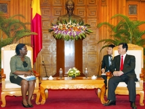 Thủ tướng Nguyễn Tấn Dũng tiếp Giám đốc quốc gia WB tại Việt Nam