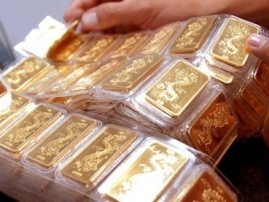 Giá vàng dừng ở mức 38,35 triệu đồng/lượng