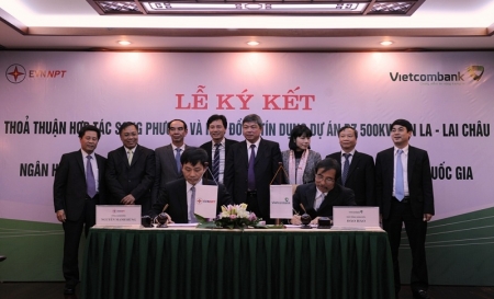 Vietcombank tài trợ 3.200 tỷ đồng cho dự án đường dây 500KV