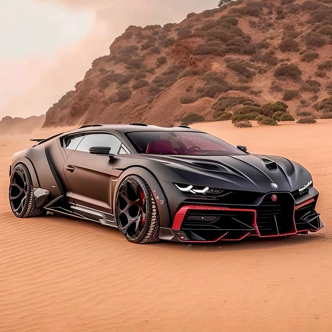 Hình ảnh các mẫu xe Bugatti khi được thiết kế bởi trí tuệ nhân tạo