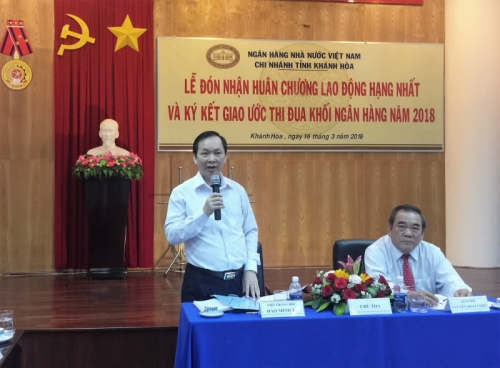 Phó Thống đốc NHNN Đào Minh Tú làm việc với ngân hàng trên địa bàn tỉnh Khánh Hòa