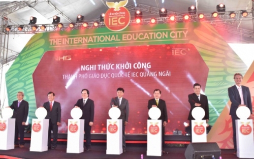 Khởi công thành phố giáo dục quốc tế tại Quảng Ngãi