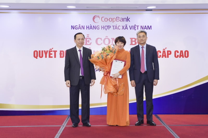 Công bố quyết định bổ nhiệm nhân sự cấp cao của Ngân hàng Hợp tác xã Việt Nam