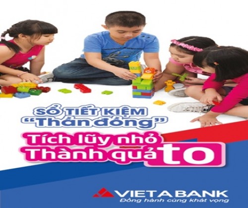 VietABank mở sổ tiết kiệm cho trẻ em