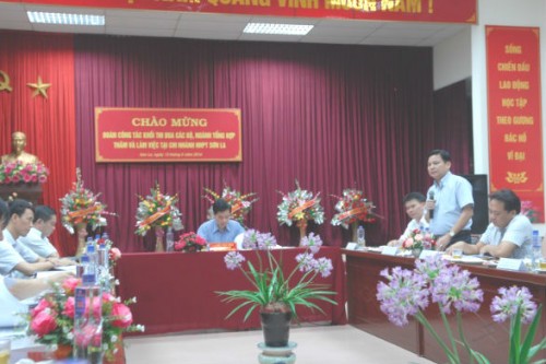 Khối thi đua các Bộ, ngành tổng hợp khảo sát và trao đổi kinh nghiệm tại Sơn La