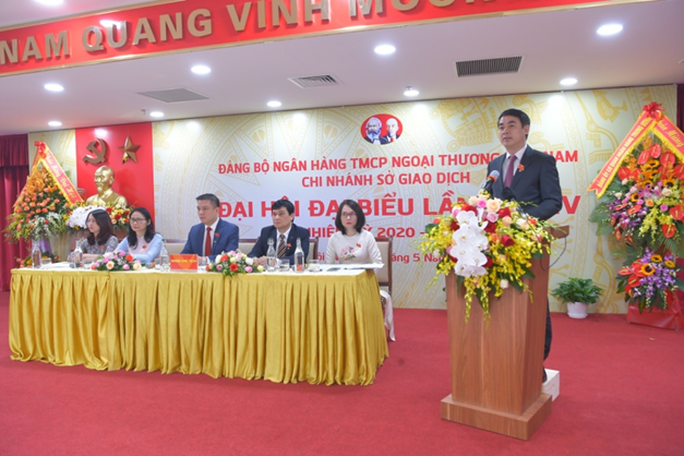 Đại hội Đảng bộ Vietcombank Sở giao dịch nhiệm kỳ 2020 – 2025: Giữ vững vị thế lá cờ đầu trong hệ thống