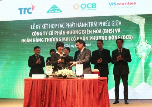 OCB hợp tác phát hành trái phiếu với BHS