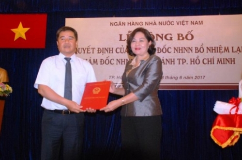Ông Tô Duy Lâm được bổ nhiệm lại chức vụ Giám đốc NHNN TP. HCM