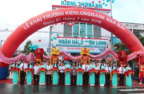 Kienlongbank khai trương 4 Phòng giao dịch mới