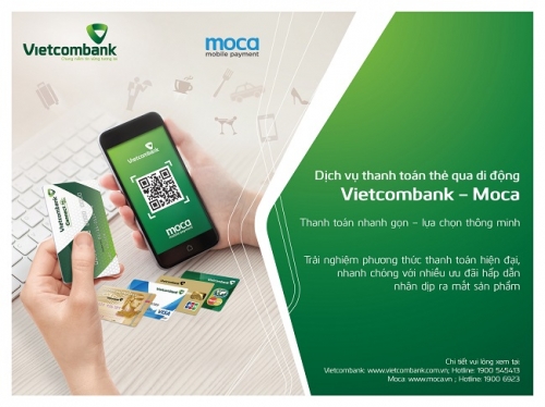 Vietcombank ra mắt dịch vụ thanh toán thẻ Vietcombank - Moca