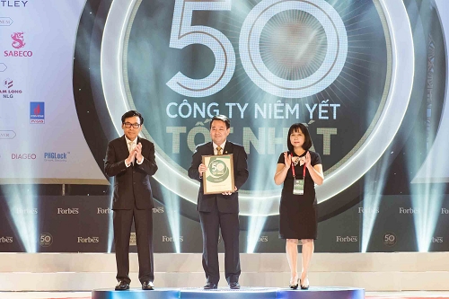 PNJ 5 lần liên tiếp lọt vào top 50 công ty niêm yết tốt nhất Việt Nam
