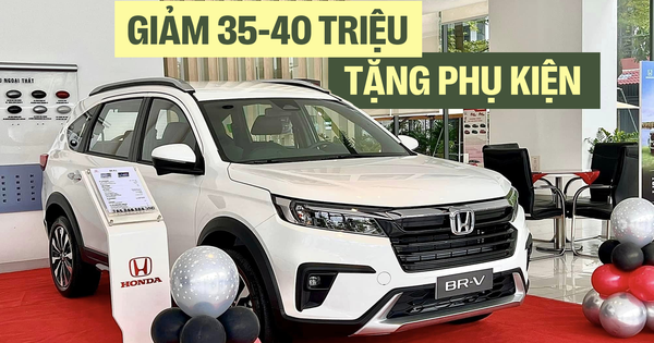 Honda BR-V giảm giá, bản base còn hơn 620 triệu đồng