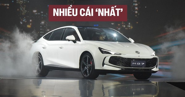 MG7 ra mắt, bản cao nhất có giá 1,018 tỷ đồng