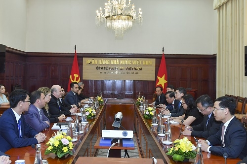 Thống đốc NHNN Lê Minh Hưng tiếp Đoàn đánh giá đa phương APG