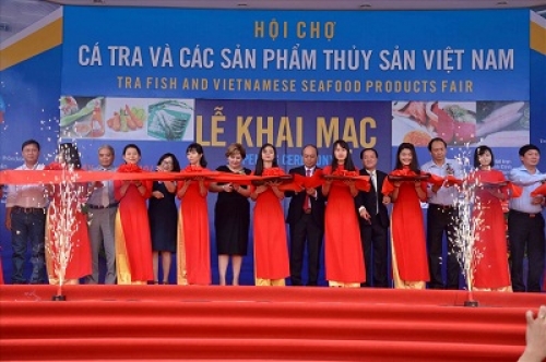 Chính thức khai mạc Hội chợ cá tra và các sản phẩm thủy sản Việt Nam