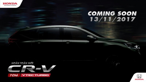 Honda CR-V 2018 sẽ ra mắt tại Việt Nam vào tháng sau
