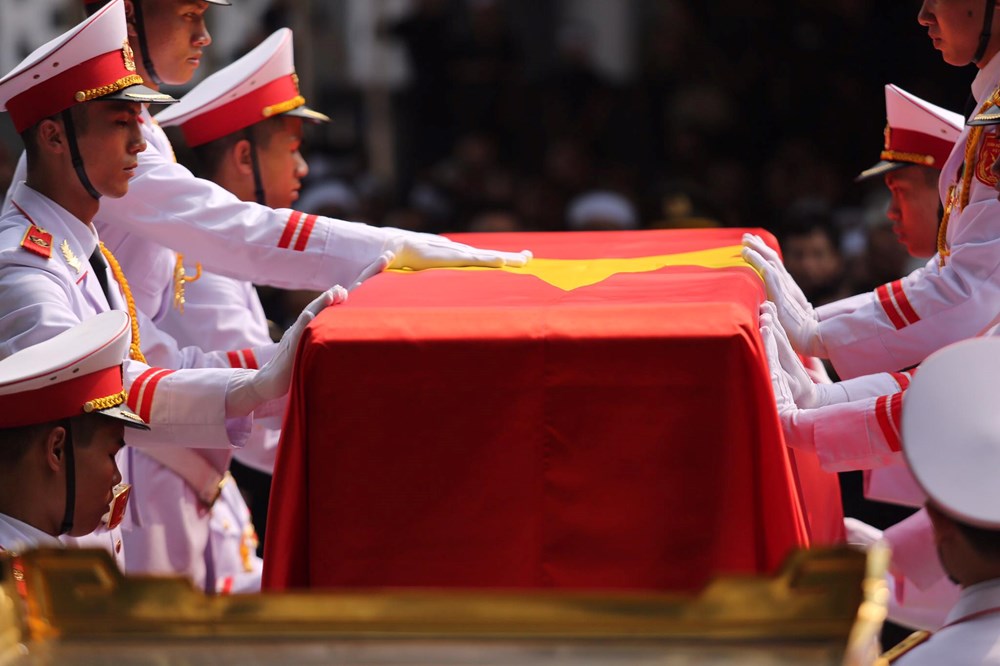 Hình ảnh trọng thể lễ truy điệu nguyên Tổng Bí thư Đỗ Mười