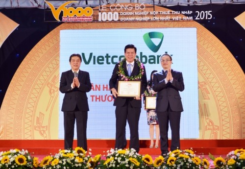 Vietcombank tiếp tục có mặt trong danh sách 10 DN nộp thuế lớn nhất Việt Nam