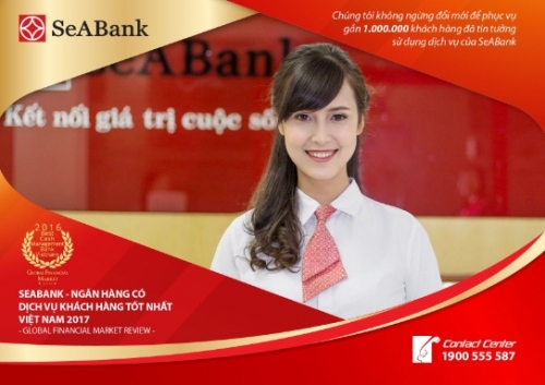 SeABank giành giải thưởng Dịch vụ khách hàng tốt nhất Việt Nam